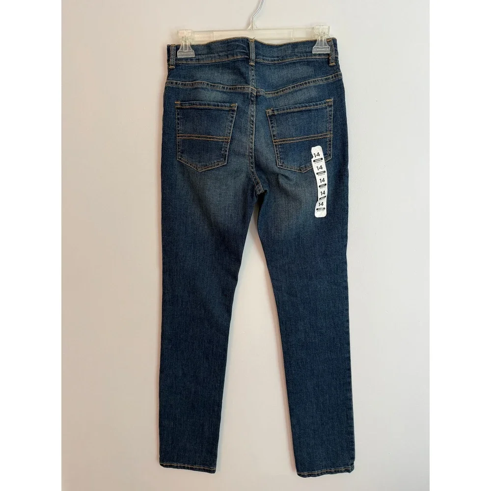 The Children's Place Skinny Jeans Kids Size 14 Blue NWT
